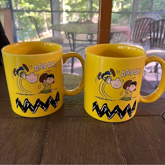 Brand New Large Snoopy Mugs by Zak Yellow Large Coffee Mugs - Picture 2 of 5